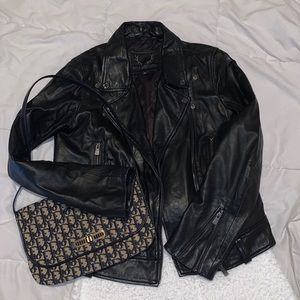 Bod & Christensen Leather Biker Jacket